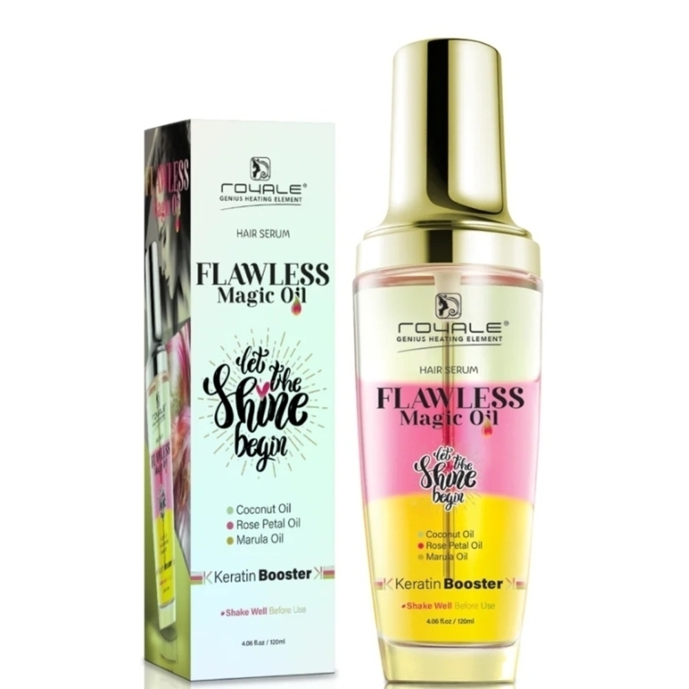 Flawless Magic Oil Hair Serum Coconut Oil, Rose Petal Oil & Marula Oil